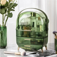 Large Capacity Dustproof Transparent Cosmetic Organizer Box for Desktop